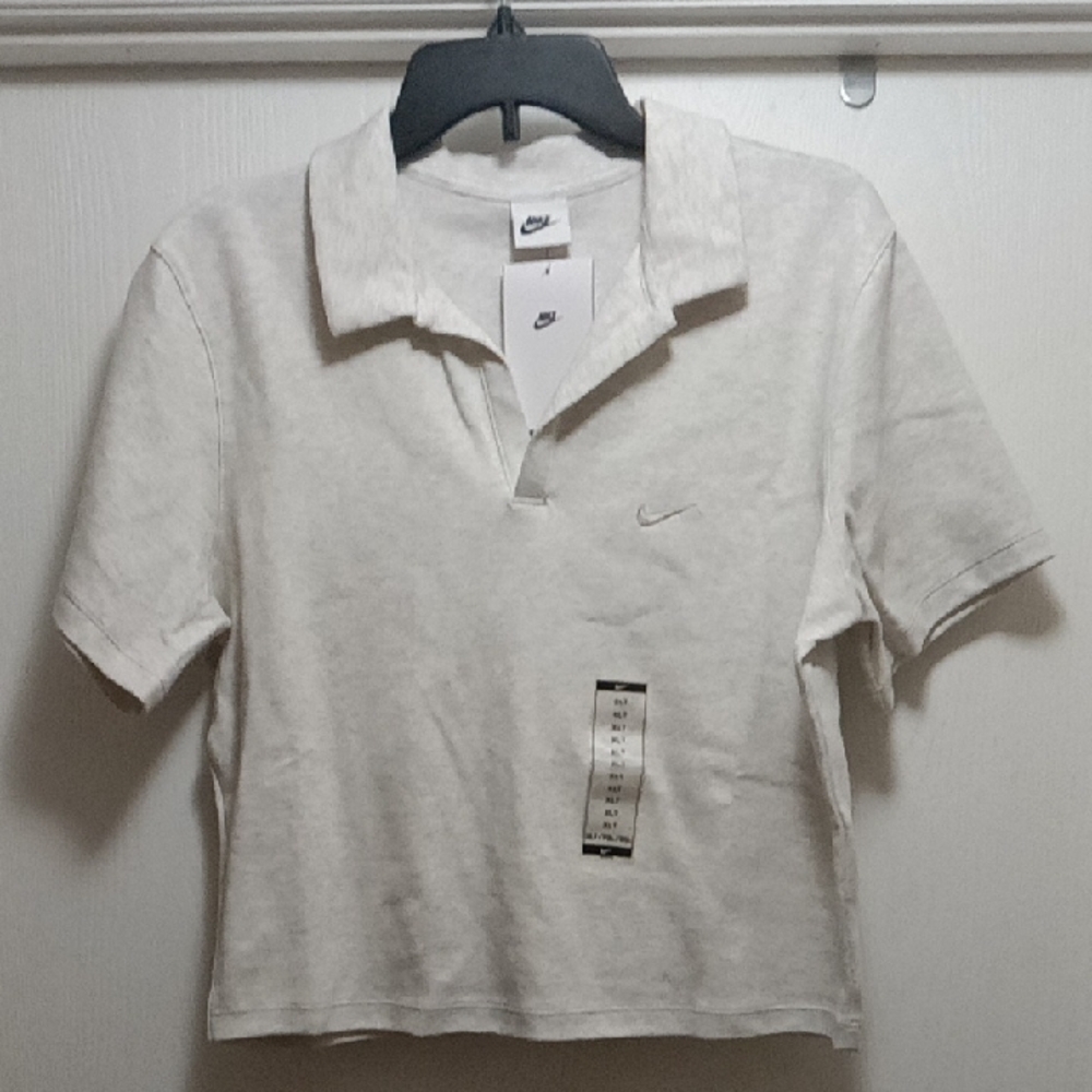 Nike Light Gray Polo Shirt